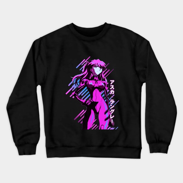 Asuka Langley Crewneck Sweatshirt by Retrostyle